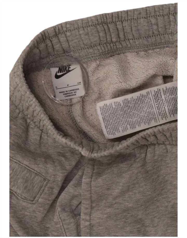 Calça de treino masculina Nike joggers pequeno algodão cinza