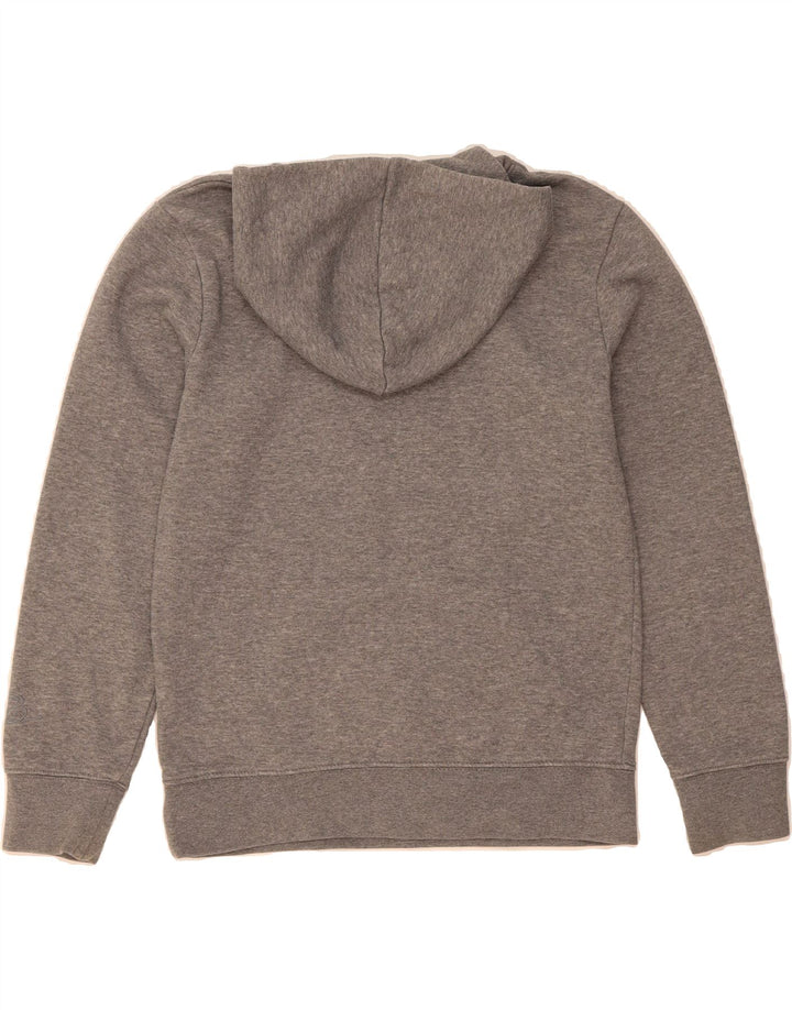 JORDAN Boys Hoodie Jumper 12-13 Years Large  Grey Cotton Vintage Jordan and Second-Hand Jordan from Messina Hembry 