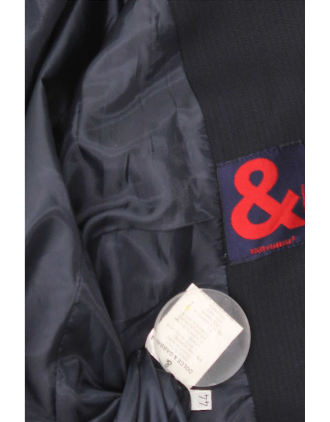 Jaqueta Blazer Feminina Dolce & Gabbana com 3 Botões IT 44 Azul Marinho Médio