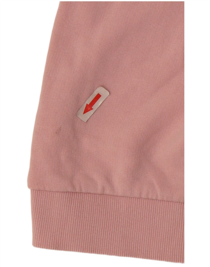 Fila moletom gráfico feminino jumper UK 14 médio algodão rosa