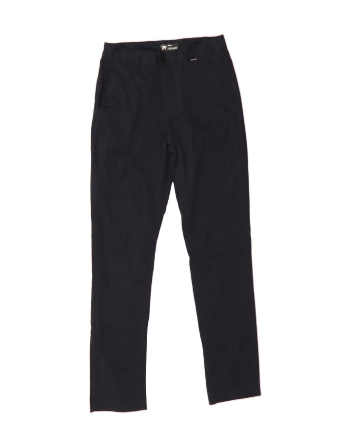 HURLEY Mens Slim Casual Trousers W29 L31  Black Cotton Vintage Hurley and Second-Hand Hurley from Messina Hembry 