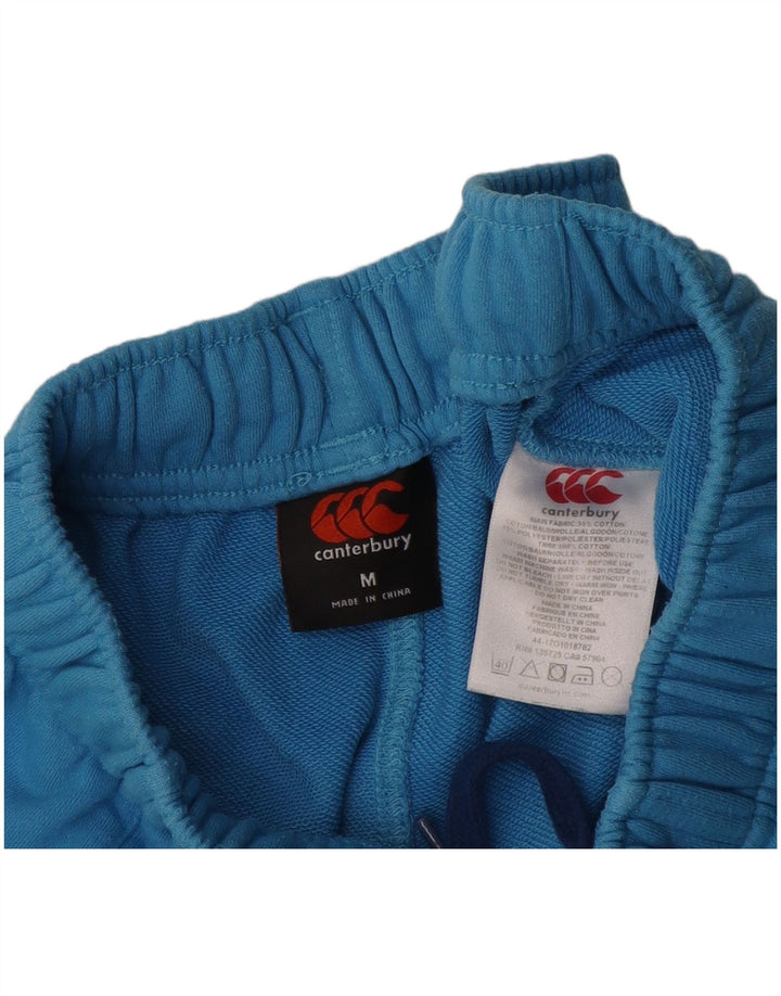 Shorts esportivos gráficos masculinos Canterbury algodão azul médio