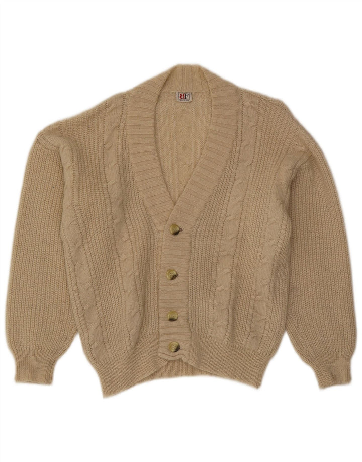 Suéter cardigã masculino Belfe médio off white