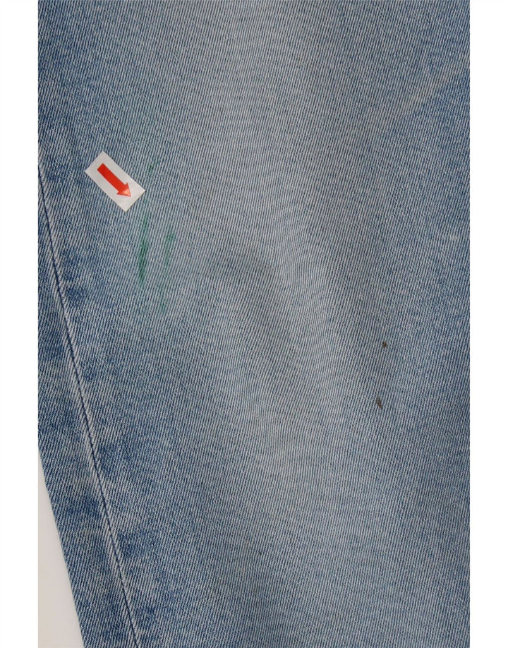 Levi's feminino 501 jeans retos W33 L27 algodão azul