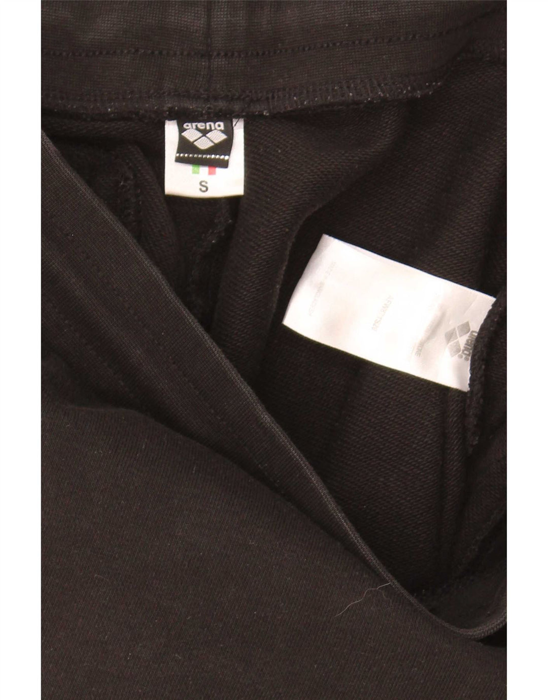 Arena Womens Graphic Sport Shorts Pequeno Algodão Preto