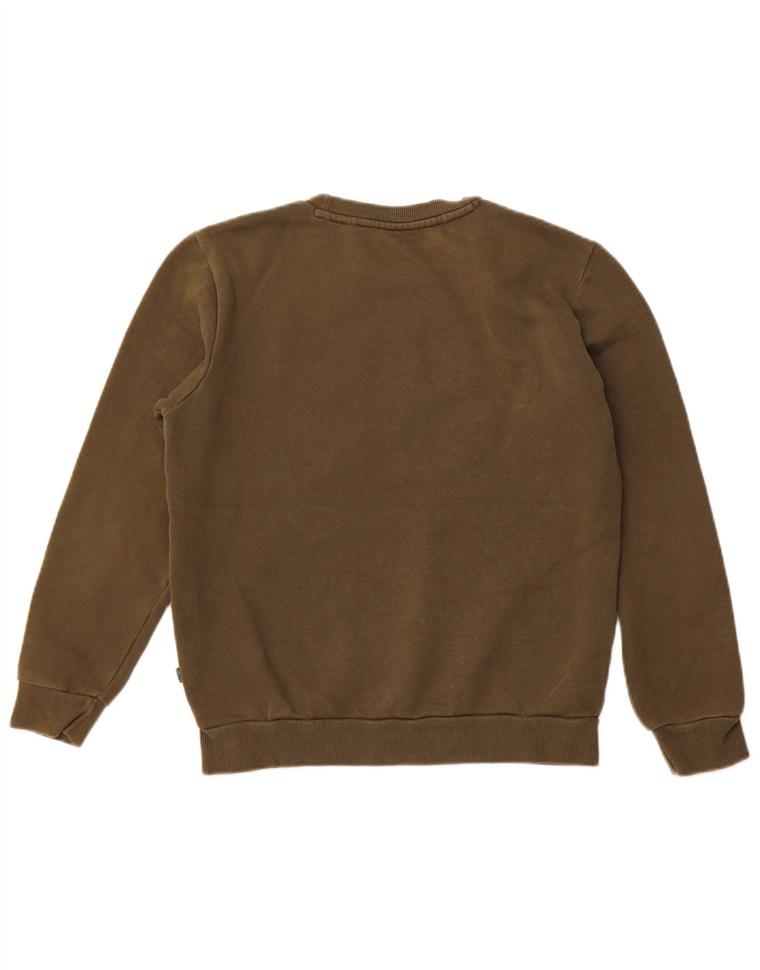 PUMA Mens Graphic Moletom Jumper XS Algodão Cáqui