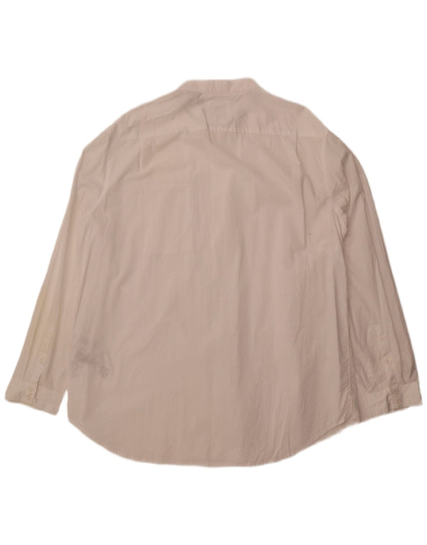 Camisa masculina Armani Exchange de ajuste solto 2XL algodão branco