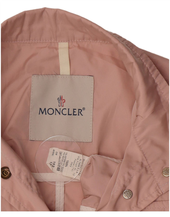 Jaqueta utilitária Moncler para meninas 11-12 anos poliéster rosa