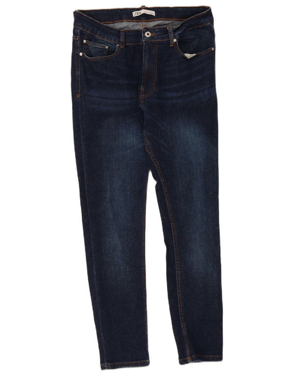 Zara Jeans Skinny Masculino EU 44 Grande W34 L29 Azul Marinho