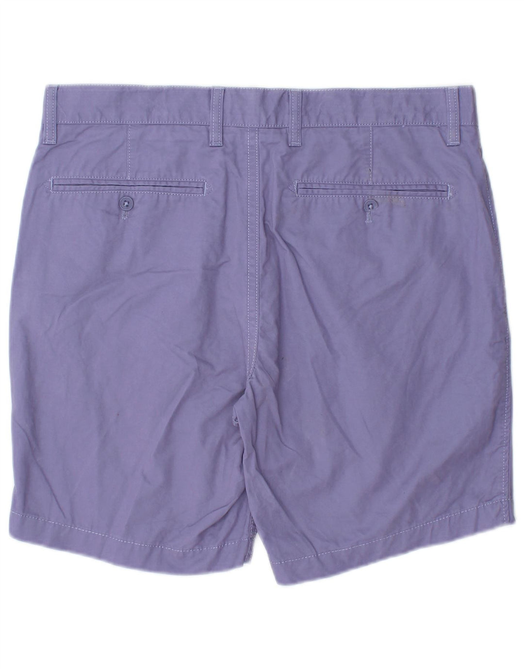 FAT FACE Mens Chino Shorts W32 Algodão Roxo Médio