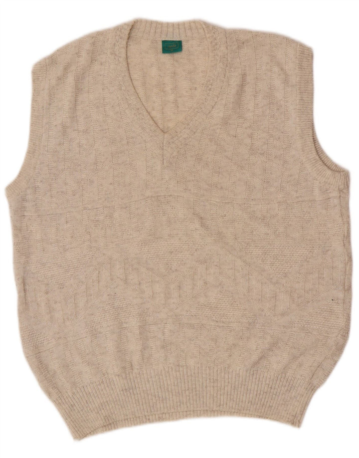 C&A Mens Canda Vest Regata Médio Algodão Bege