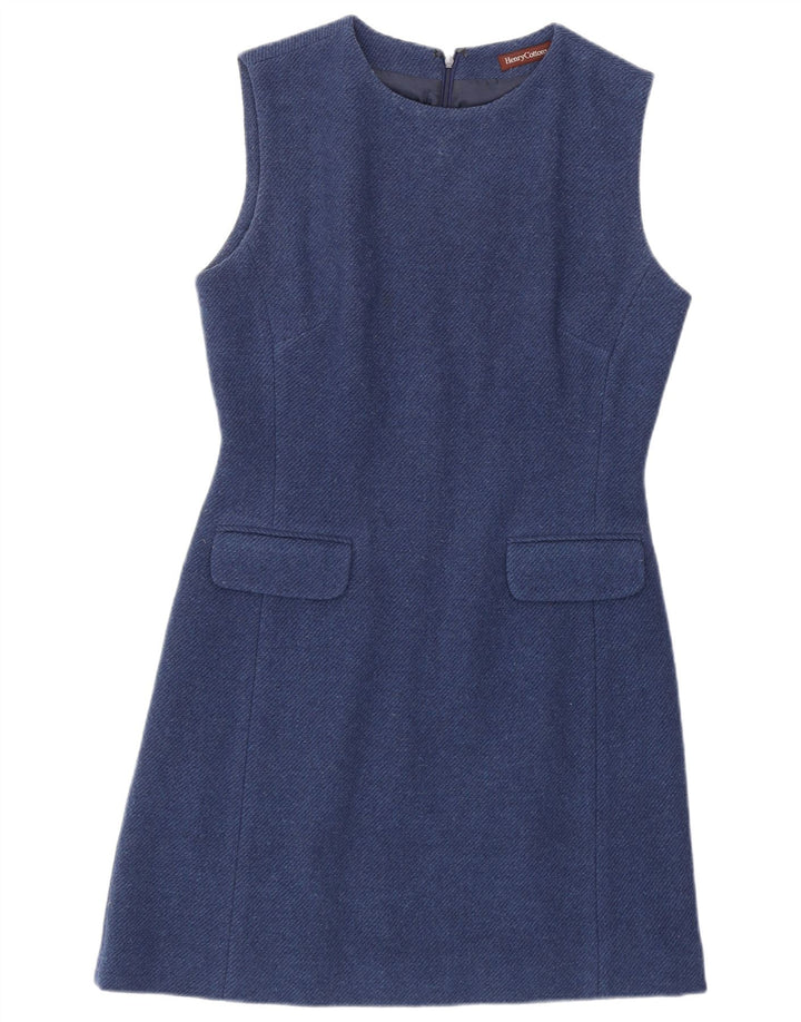 Vestido feminino Henry Cottons sem mangas com bainha regular IT 44 azul médio