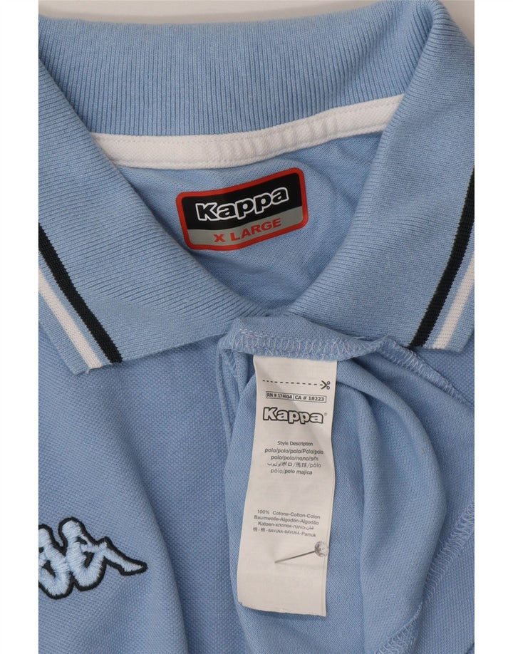 Camisa polo masculina Kappa XL algodão azul