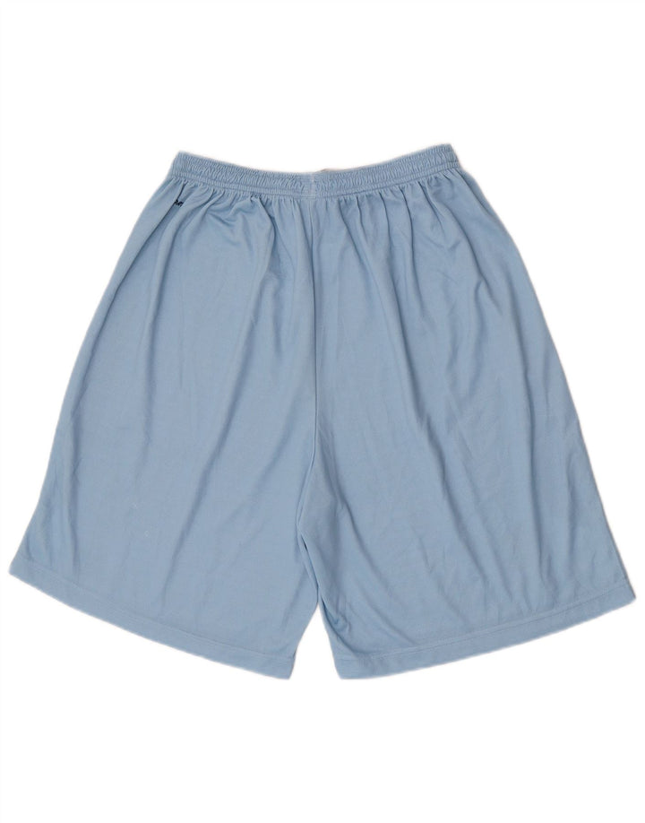 Shorts esportivos masculinos New Balance em poliéster azul pequeno Colourblock