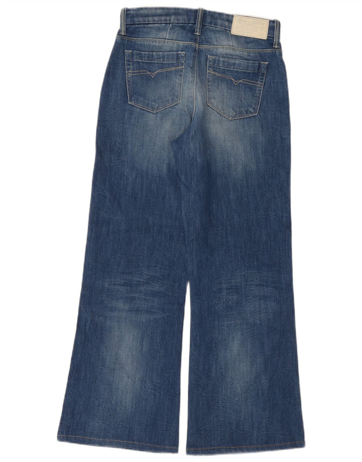 Diesel Feminino Flairlegg Regular Flared Jeans W25 L27 Azul Algodão