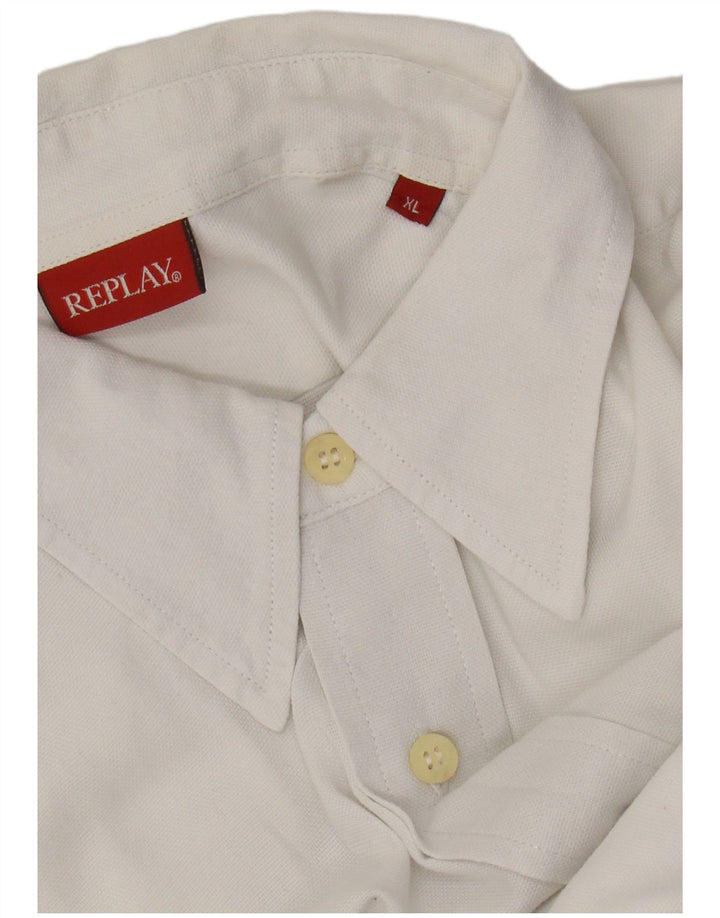 Camisa masculina Replay XL branca