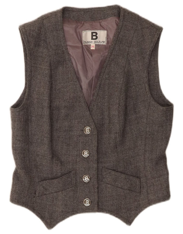 Colete feminino vintage IT 36 XS cinza