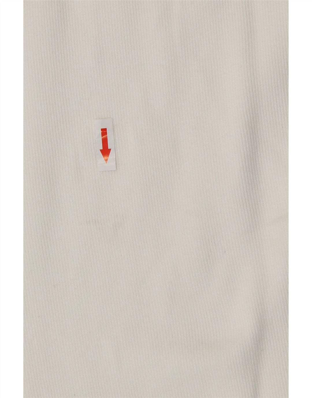 Zara Top masculino manga comprida grande algodão branco