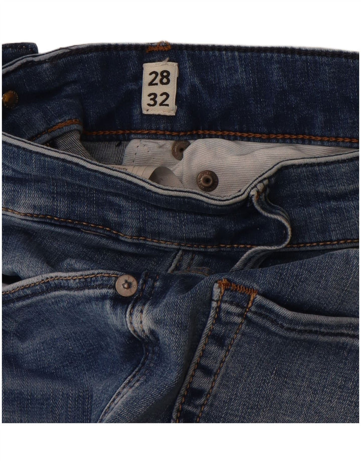 Jeans masculinos Jack & Jones Slim W28 L32 algodão azul