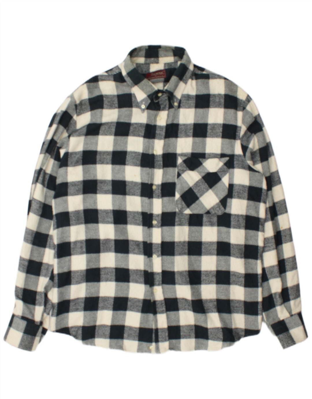 Camisa masculina de flanela Balmoral tamanho 45 18 2XL verde guingão