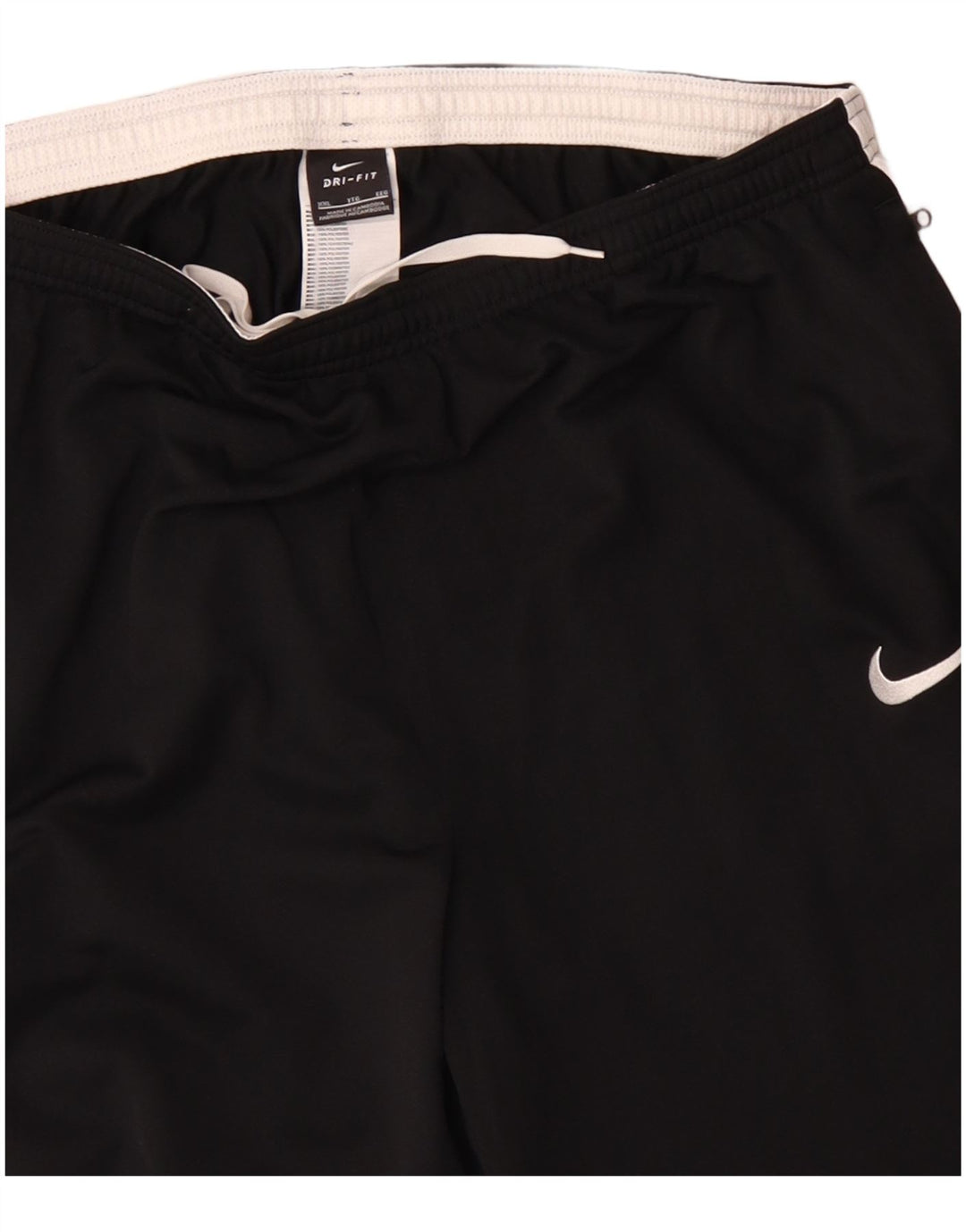 Calça de treino masculina NIKE Dri Fit 2XL preto colorblock poliéster