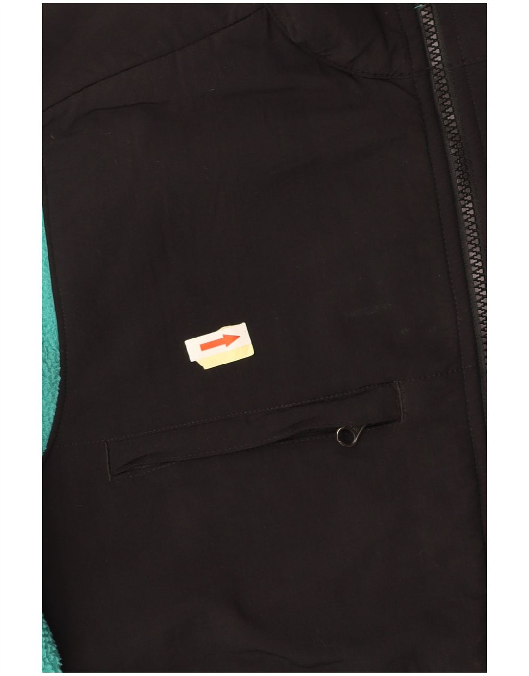 Jaqueta de lã masculina THE NORTH FACE Reino Unido 36 pequeno bloco colorido turquesa