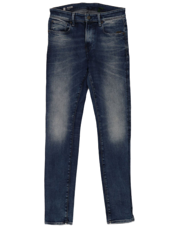 G-Star Masculino Revend Skinny Jeans W31 L34 Azul Algodão