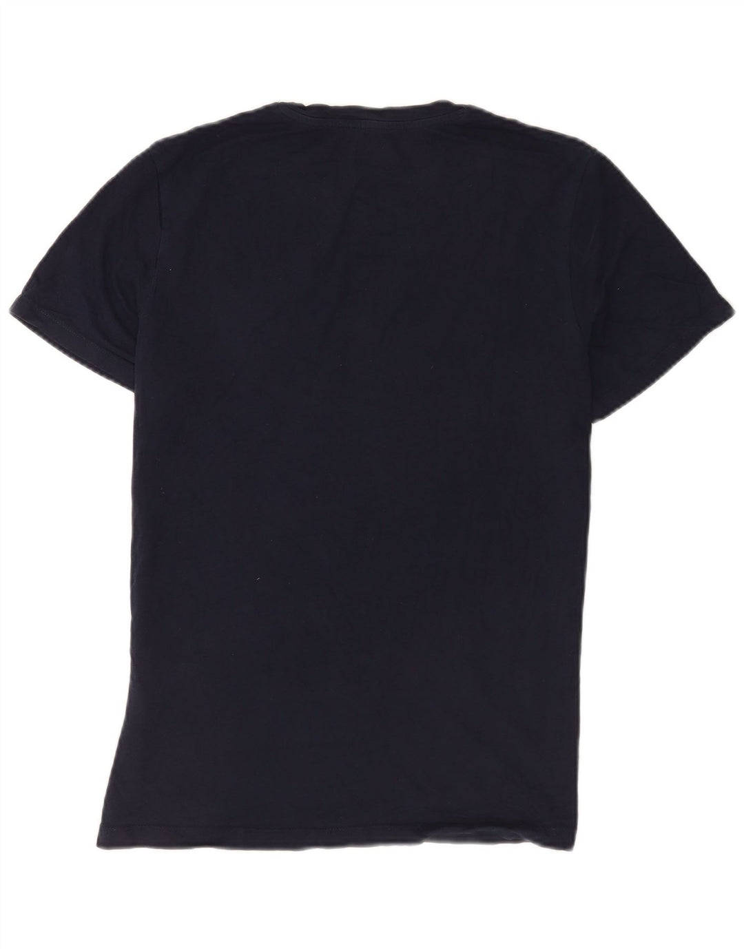 Camiseta gráfica masculina Jack & Jones Top médio algodão azul marinho