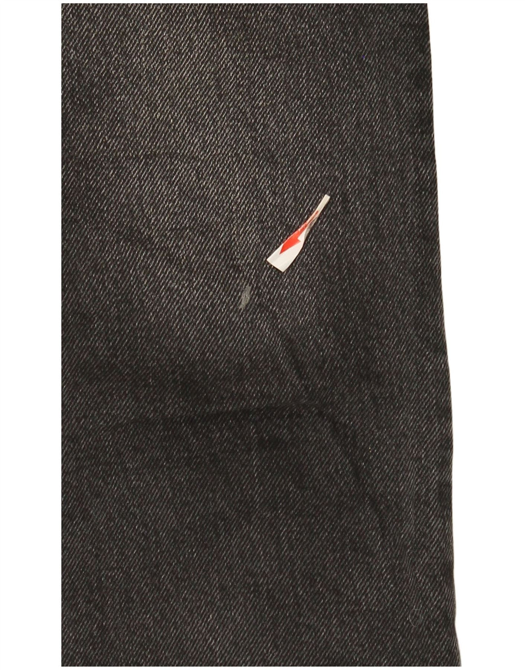 Calça jeans feminina Levi's 501 Straight W25 L26 algodão cinza