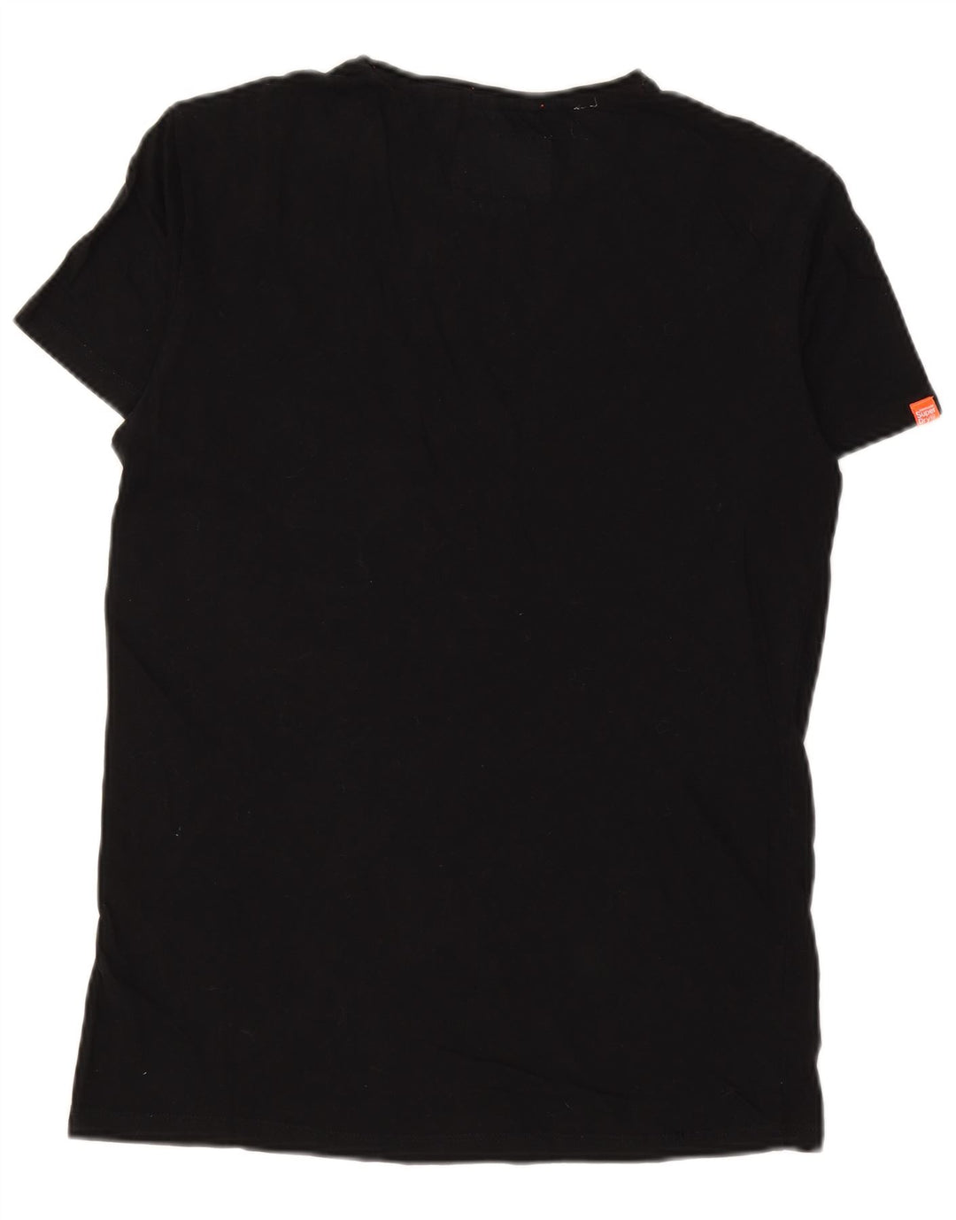 Camiseta masculina SUPERDRY Top médio algodão preto