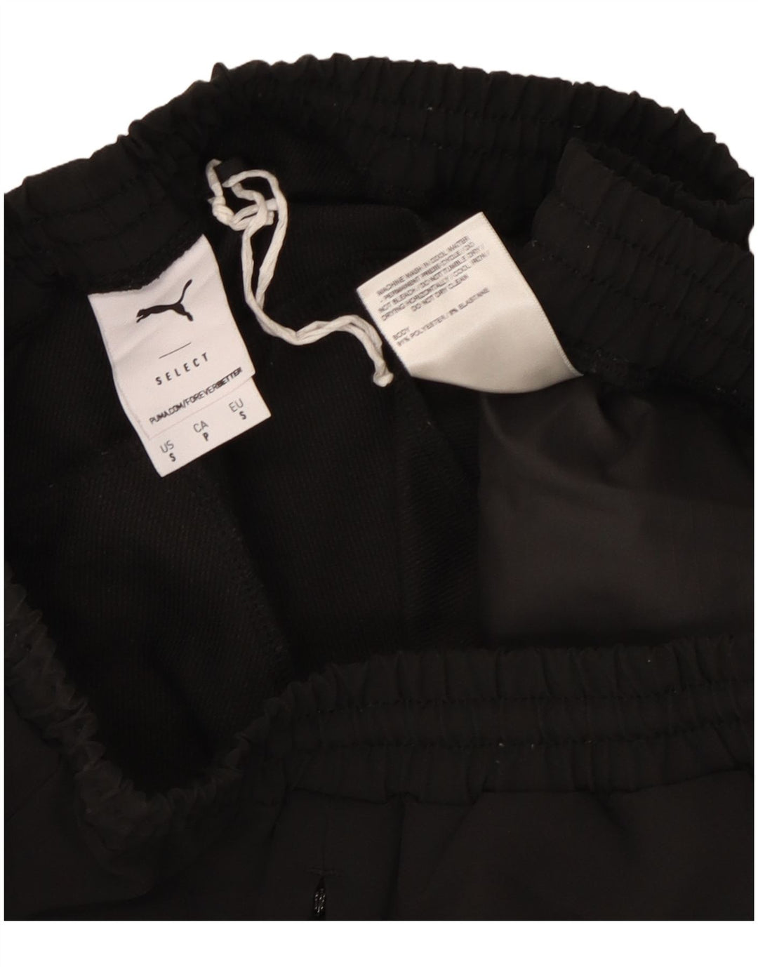 Puma Calça Capri Feminina UK 10 Pequena Poliéster Preto