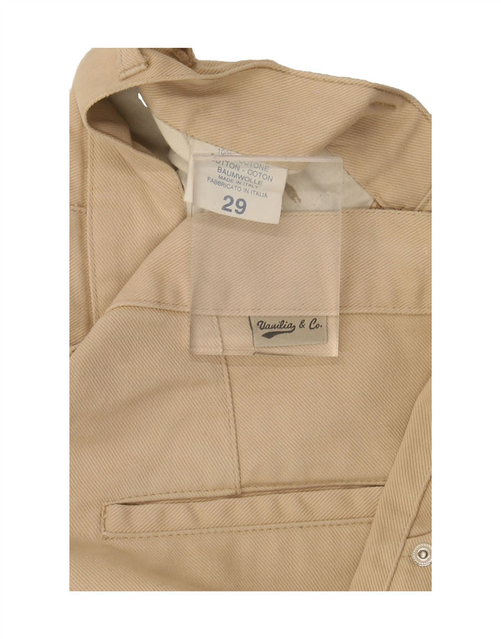 VINTAGE Mens Chino Trousers W29 L28 Beige Cotton Vintage Vintage and Second-Hand Vintage from Messina Hembry 