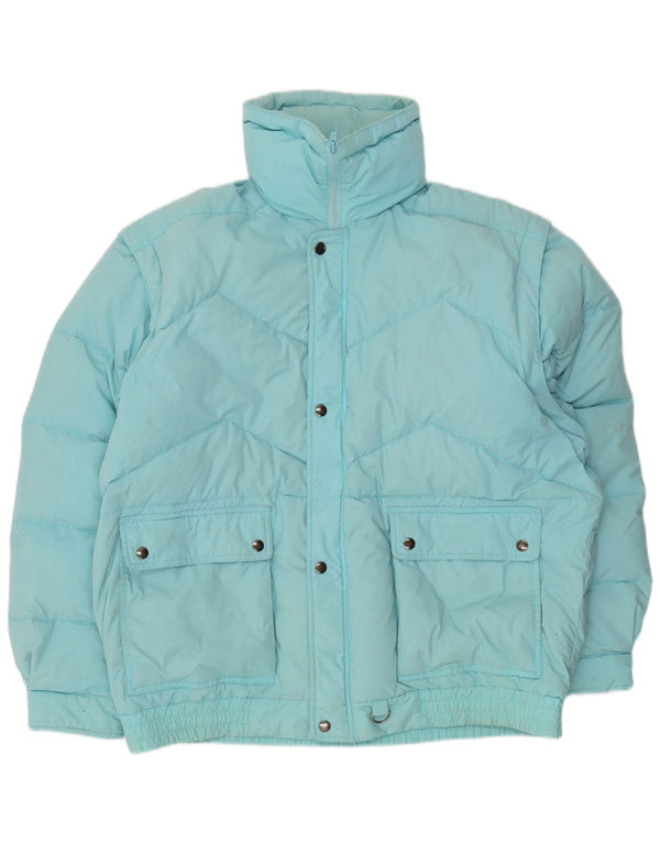 Jaqueta acolchoada masculina Supra UK 42 XL azul poliéster