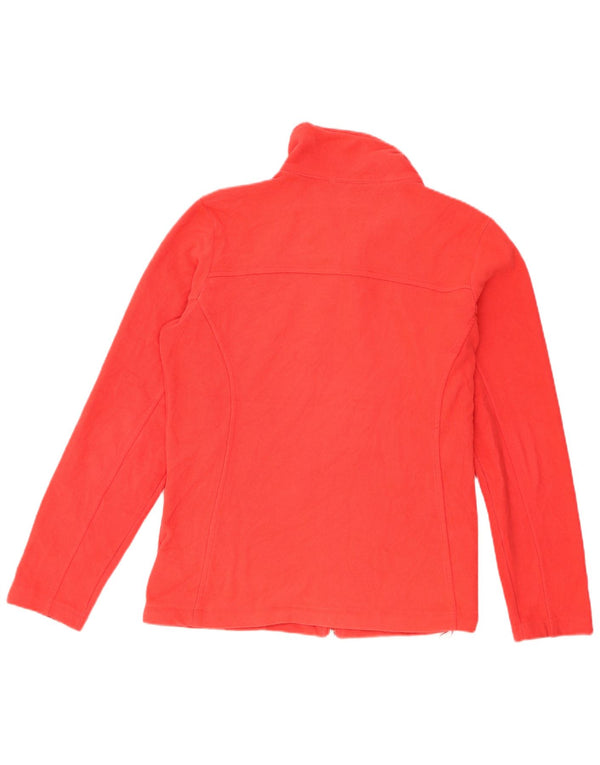 Jaqueta de lã feminina Columbia UK 16 grande poliéster vermelho