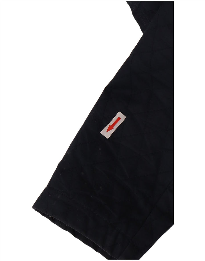 Jaqueta acolchoada feminina de ajuste regular da Crew Clothing UK 10 pequena azul marinho