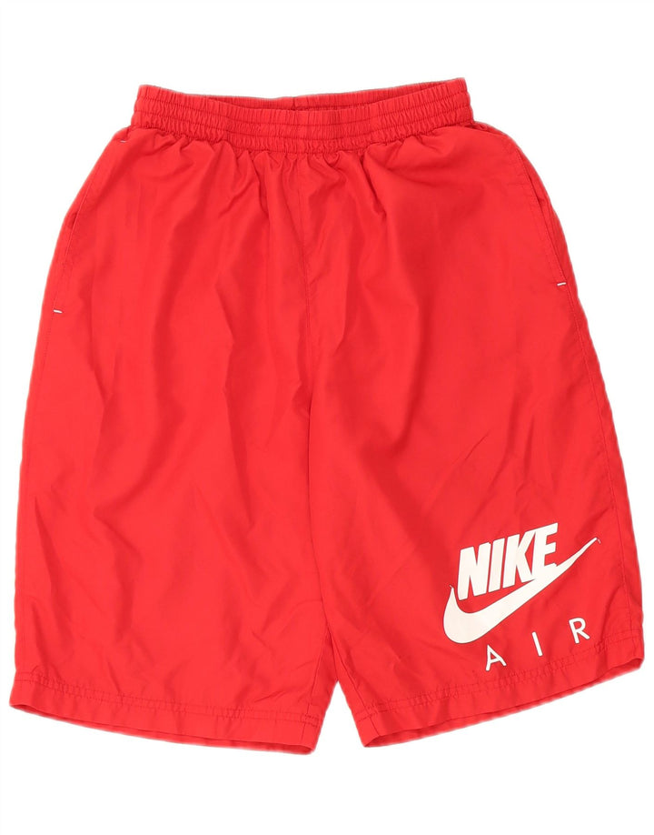 Shorts esportivos gráficos Nike Boys 13-14 anos XL vermelho poliéster