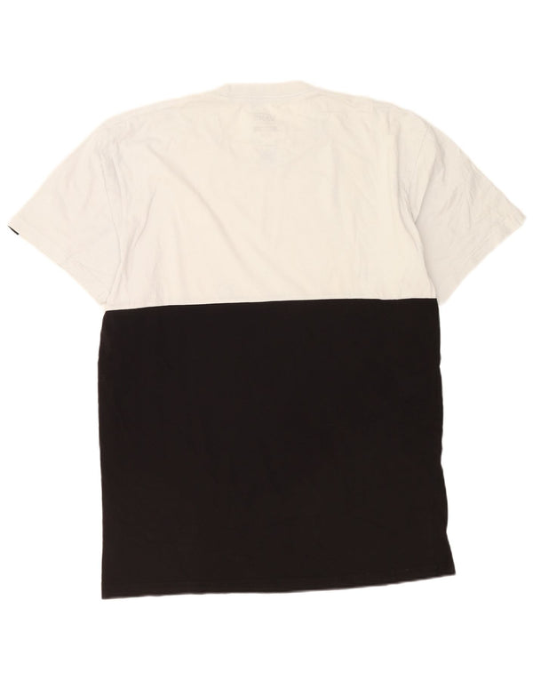 Camiseta Vans Masculina Classic Fit Top Grande Branco Colorblock Algodão