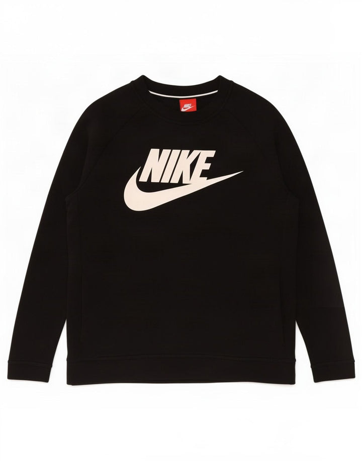 Suéter gráfico feminino Nike UK 16 grande preto