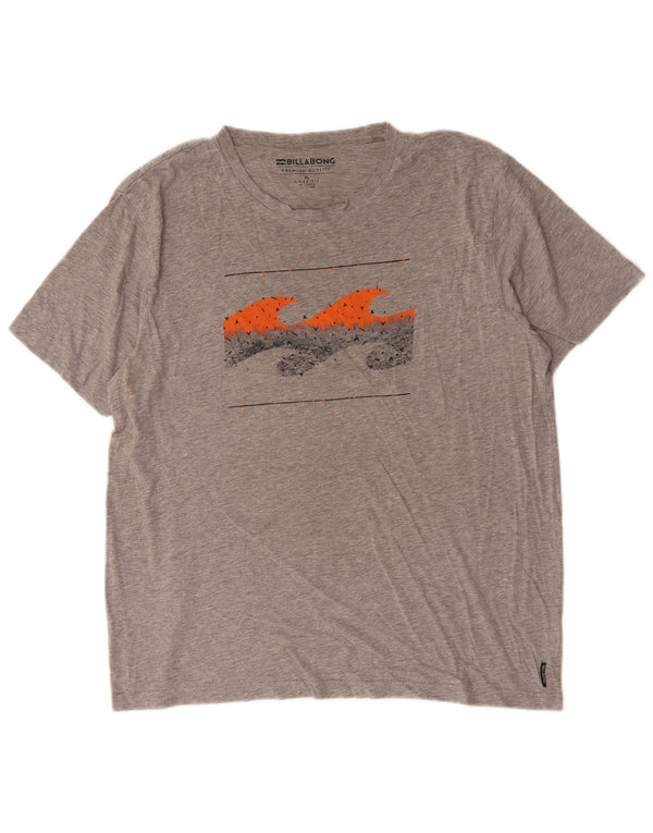 Camiseta masculina Billabong Core Fit Graphic Top XL algodão cinza