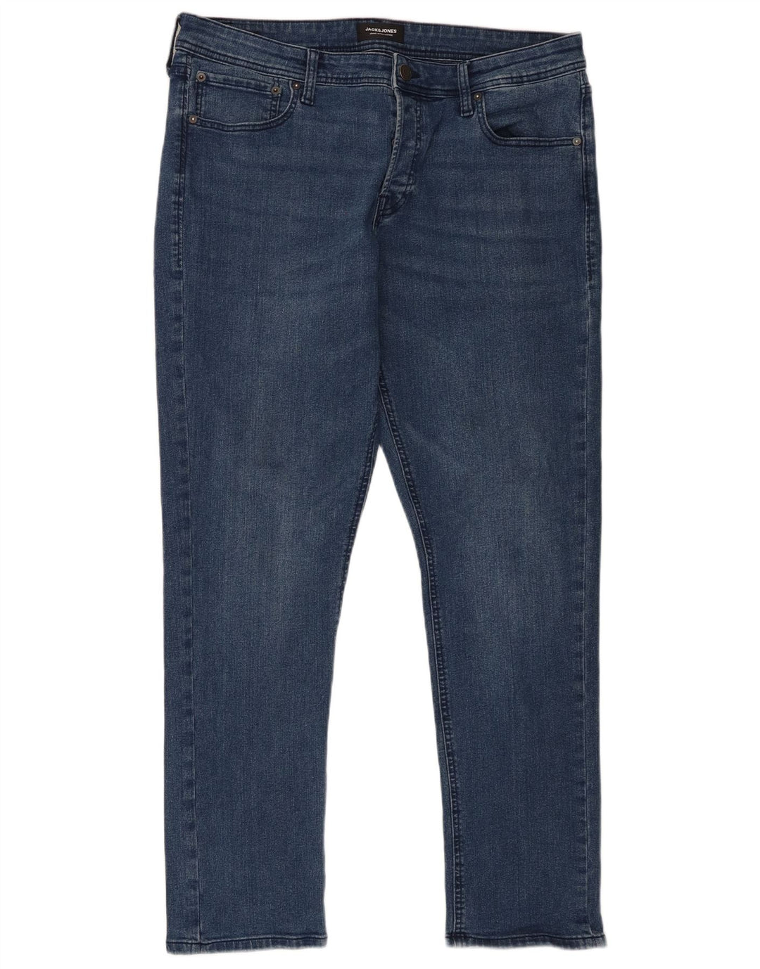 Jeans masculinos Jack & Jones Slim W36 L32 algodão azul