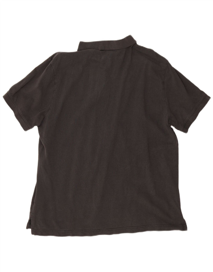 Camisa polo masculina Nike XL preta de algodão