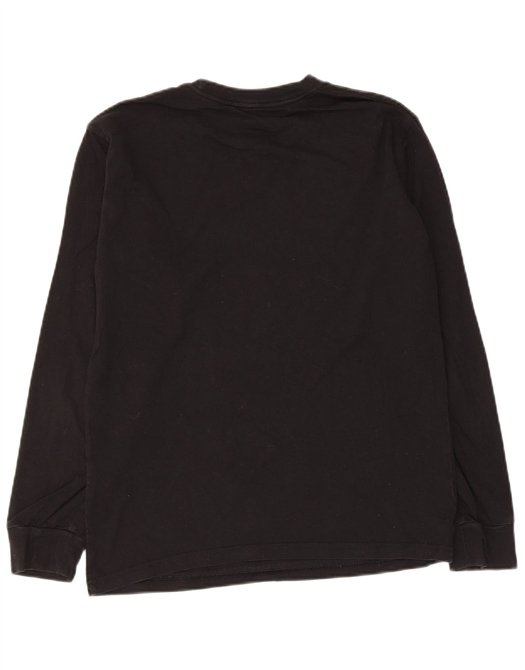Vans Masculino Classic Fit Top Manga Longa Pequeno Algodão Preto