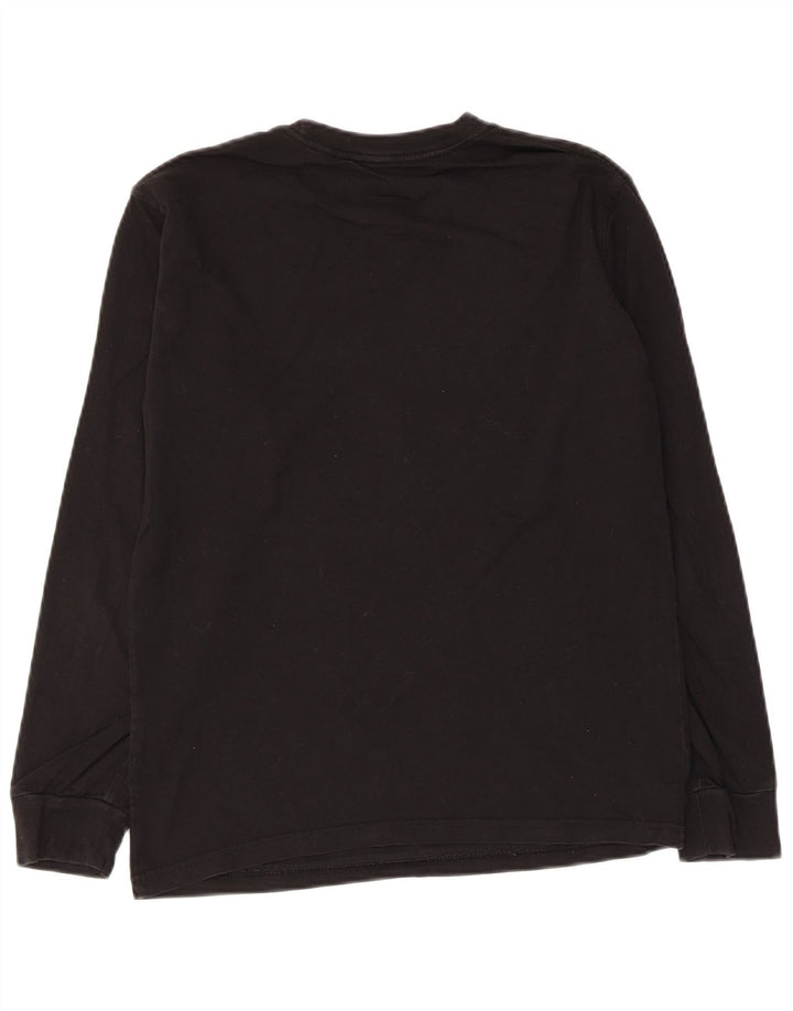 Vans Masculino Classic Fit Top Manga Longa Pequeno Algodão Preto