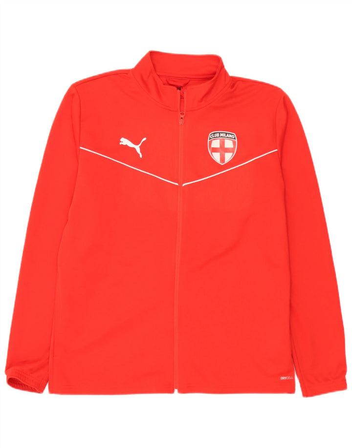 Puma Mens Club Milano Tracksuit Top Jaqueta Grande Poliéster Vermelho