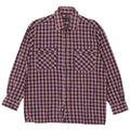 Camisa masculina de flanela Rosengarten tamanho 41/42 grande algodão xadrez azul
