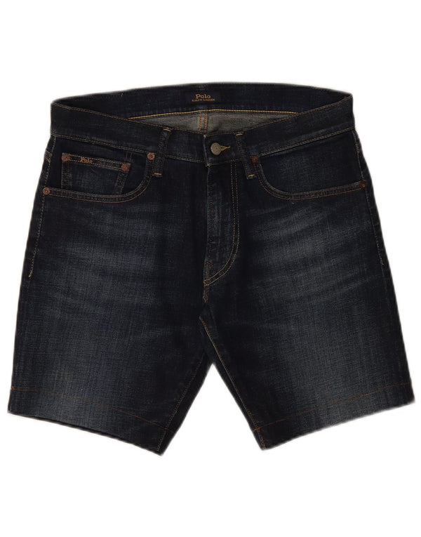 Polo Ralph Lauren Shorts jeans masculino W32 médio azul marinho algodão