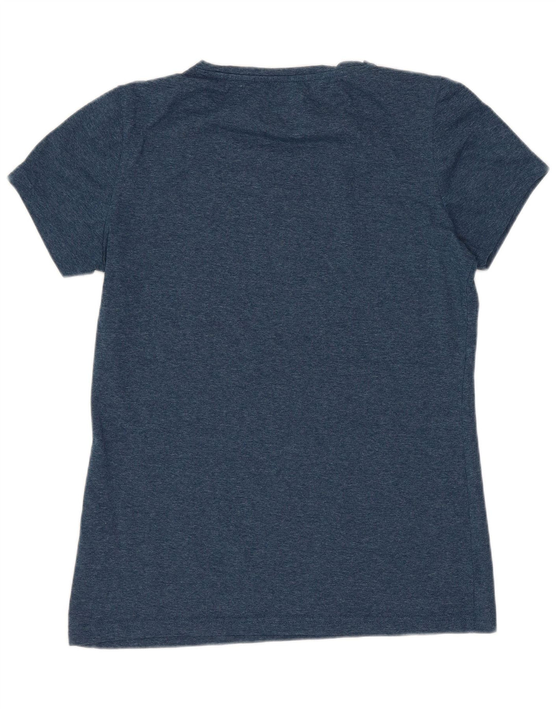 Camiseta gráfica feminina ASICS UK 12 algodão manchado azul marinho médio