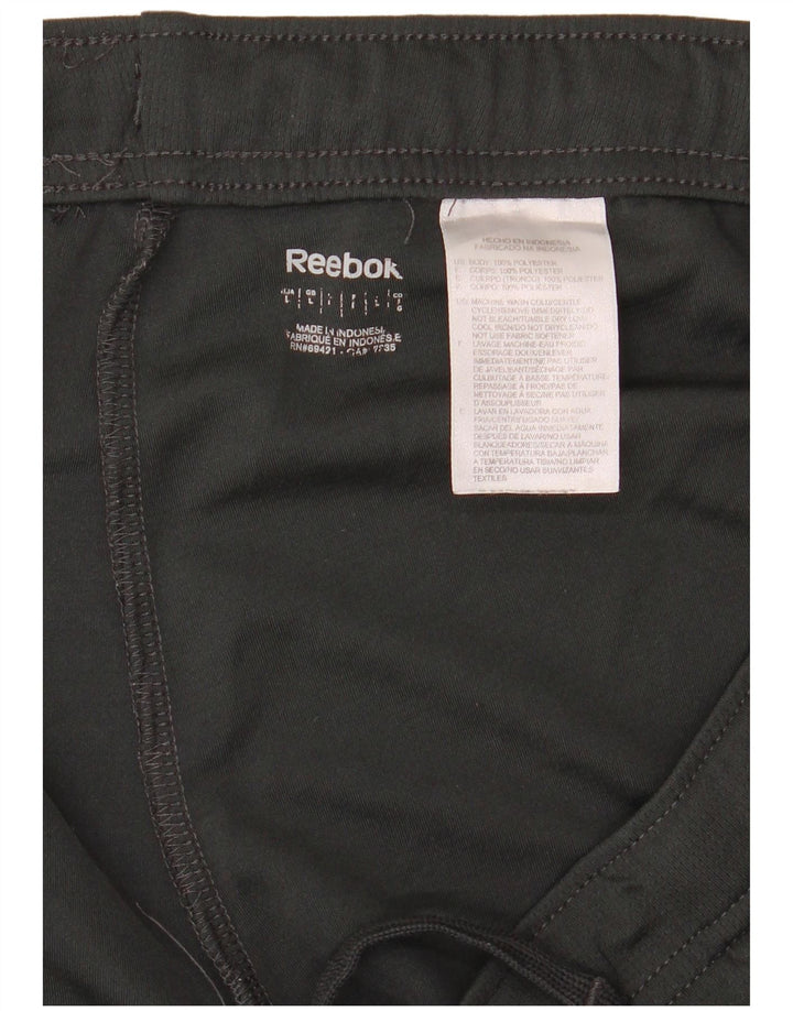 REEBOK Mens Sport Shorts Grande Poliéster Preto