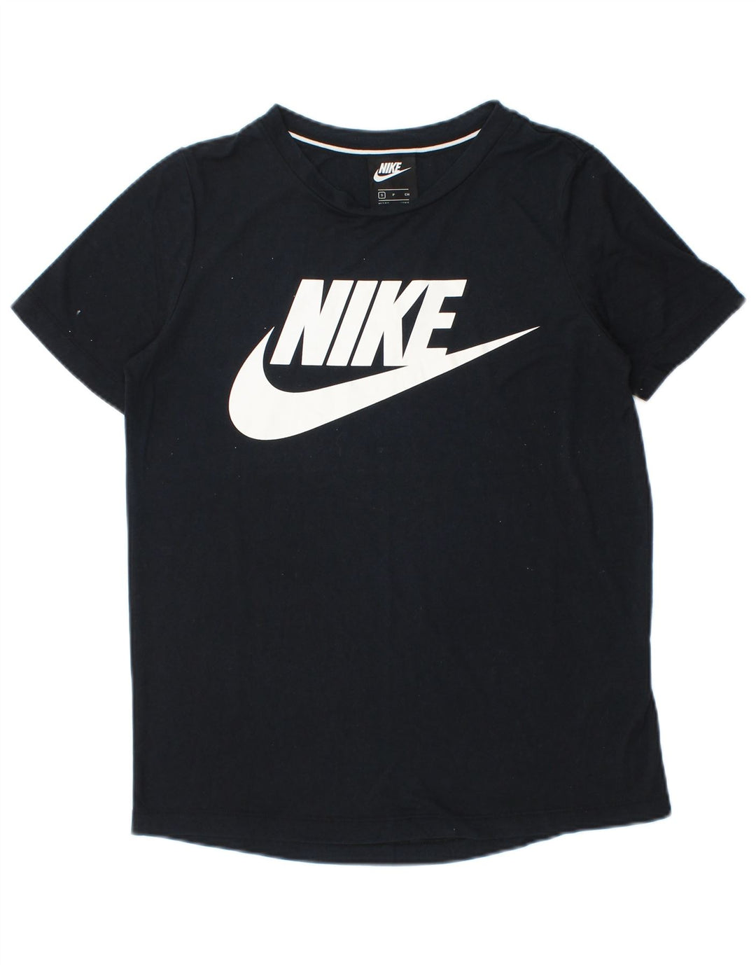 Camiseta Nike masculina gráfica top pequeno poliéster preto