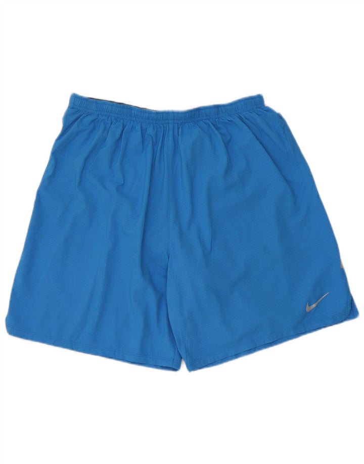 Nike Mens Dri Fit Sport Shorts Grande Azul Poliéster
